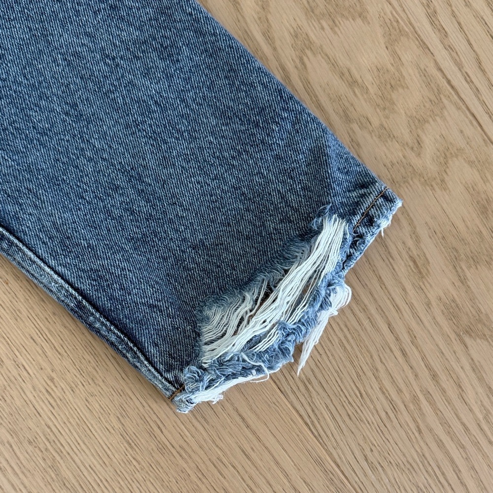 Agolde | Riley High Rise Straight Crop Jeans - Picture 4 of 5